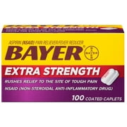 Bayer Ex Strength 500mg C Size 100ct Bayer Extra Strength 500 Mg 100ct, 3-Pack