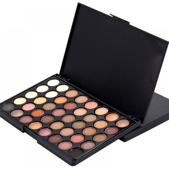 MesaSe 40 Color Pro Eyeshadow Makeup Palette - Cosmetic Eye Shadow Makeup Palette Earth Colors Matte Pigment Eyeshadow Set