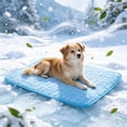 thumbnail image 5 of XiYing Pet Cooling Mat for Dogs Cats - Breathable Ice Pad Summer Sleeping Mat Non Slip Washable Pet Cushion for Kennel Sofa Floor Indoor Outdoor Use - Portable Self Cooling Bed for Small Medium Pets, 5 of 9