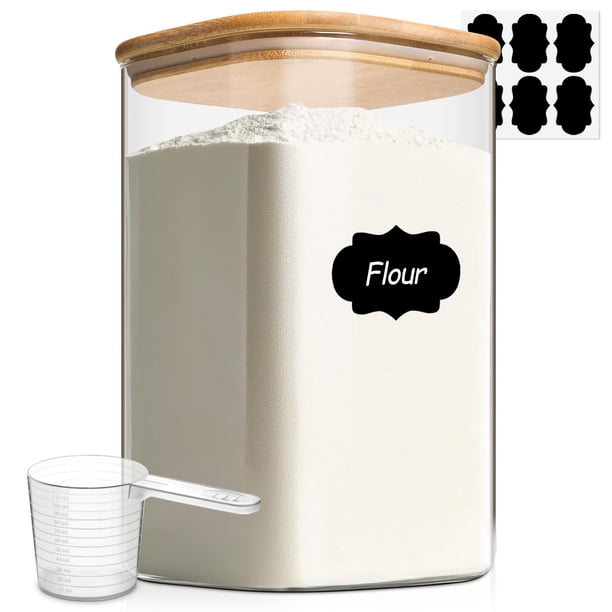 Recipientes de vidrio ComSaf de 4600 ml con tapa hermética