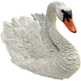 thumbnail image 1 of Design Toscano White Swan Garden Bird Statue, 18 Inch, Polyresin, Full Color, 1 of 3