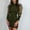 Army Green, variant on Idoravan Women's Dress Clearance Summer Fashion Women Lantern Sleeve Perspective Mesh Sleeve Casual Mini Dress