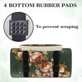 thumbnail image 7 of ZIATUBLE Hummingbird Flower Carrying Travel Storage Universal Sewing Machine Supplies Organizer with Zipper Organizer Bag with 4 Bottom Rubber Pads to Prevent Scraping Decor Accessories, 7 of 7