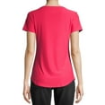 thumbnail image 3 of No Boundaries Juniors Short Sleeve Brushed V-Neck T-Shirt, 3 of 6