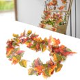 thumbnail image 3 of Maple Leaf Vine Decoration Garland Simulation Rattan Red Maple Leaf Piping Collapsible Ceiling Fall Maple Cane Hanging Wall Garnish Ornament, 3 of 7