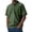 Army Green, variant on Men's Summer Polo Shirts for Daily Wear, Washed Finish Lightweight Shirts All-Day Comfort Short Sleeve Tops