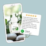Scent Fill Eucalyptus Spearmint Plug in Air Freshener Starter Kit, Scented Oil Refills, 2 Refills + Diffuser