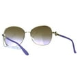 thumbnail image 4 of Womens Jewel Arm Hinge Metal Rim Butterfly Diva Sunglasses Purple Brown Purple, 4 of 4