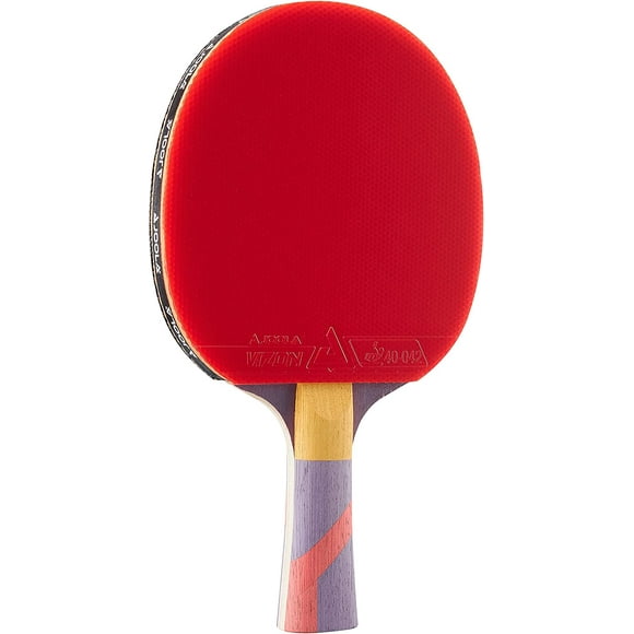 JOOLA Omega Strata - Table Tennis Racket with Flared Handle - Tournament Level Ping Pong Paddle with Riff 34 Table