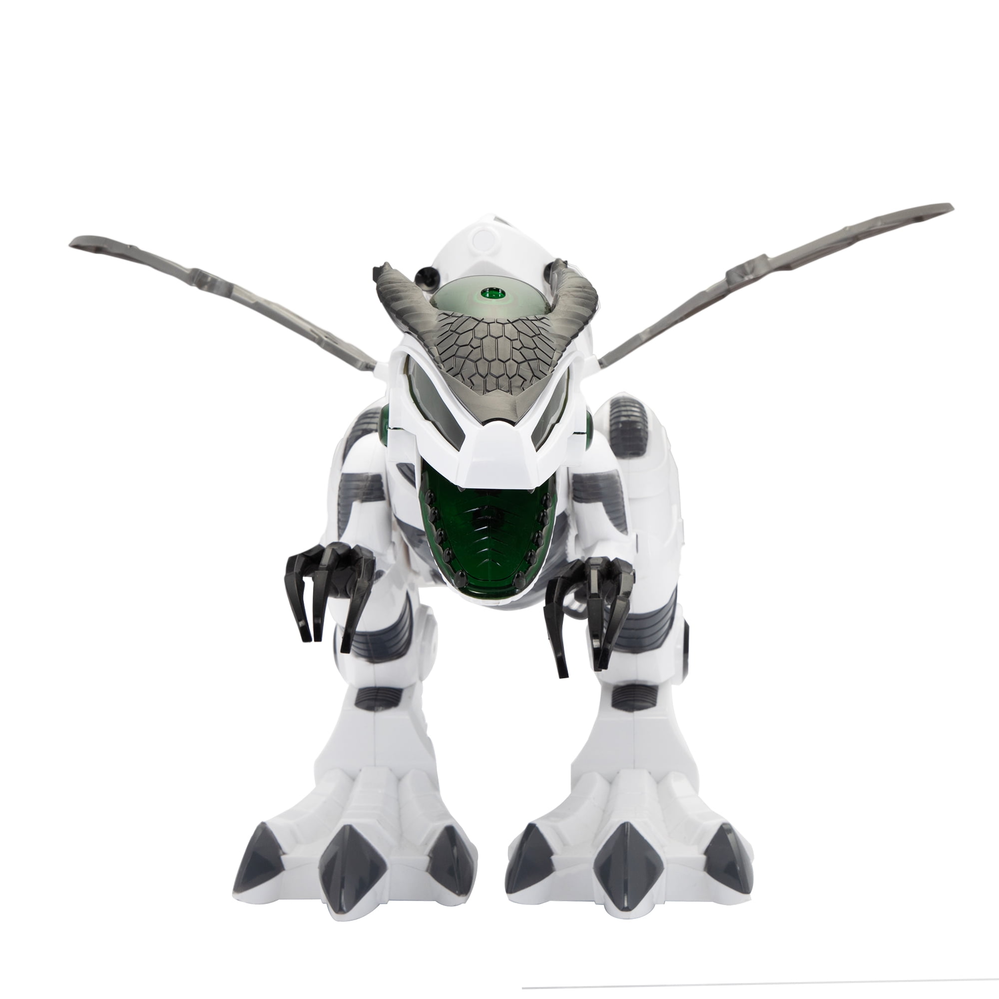 Kepooman White Remote Control Dinosaur Robot, Smart Interactive Toy with USB Battery Charging Cable, Suitable for Boys Aged 3-12 Kepooman White Remote Control Dinosaur Robot, Smart Interactive Toy with USB Battery Charging Cable, Suitable for Boys Aged 3-12