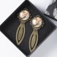 thumbnail image 4 of Tree Vintage Copper-Colored Lace Bookmarks: Stylish Book Accessories and Markers, Gifts for Readers and Book Lovers - Set of 2, 4 of 5