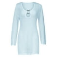 thumbnail image 3 of Sexy Ring Long Sleeve Lace Up Beach Dress Trendy Design, Breathable Fabric, Versatile for Beach and Summer Outings, 3 of 3