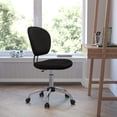 thumbnail image 2 of Scranton & Co Mid-Back Mesh Task Office Chair in Black and Chrome, 2 of 9