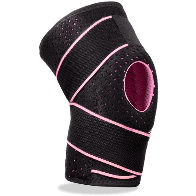 Rodillera Deportiva Ajustable Transpirable 1 Pieza Rosa Malubero Malu1547