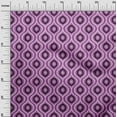 thumbnail image 3 of oneOone Georgette Viscose Purple Fabric Ogee Sewing Craft Projects Fabric Prints By Yard 42 Inch Wide, 3 of 4