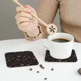 thumbnail image 6 of Kll Square Drink Coasters Set Of 4,Pu Leather Absorbent Coasters Set Decorative Coffee Cup Coasters Housewarming Gift For Home Decor-Heart And Stars, 6 of 9