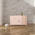 thumbnail image 4 of Armoire d'Appoint avec Casier en Métal à 2 Portes SystemBuild Mission District en Rose, 4 of 5