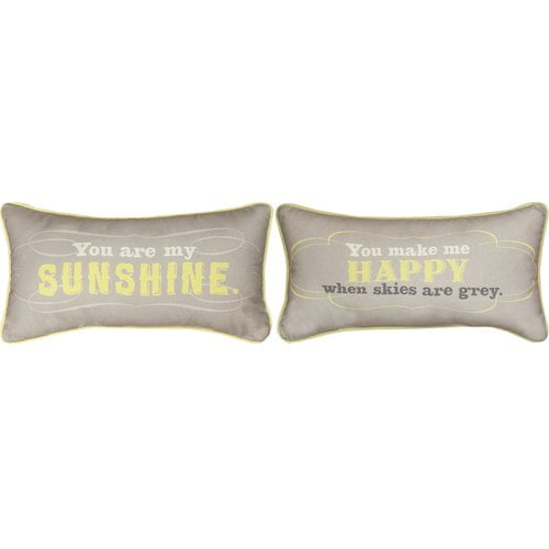 Primitives By Kathy 15 X 10 Accent Throw Pillow You Are My Sunshine My Only Sunshine You Make Me Happy When Skies Are Gray 