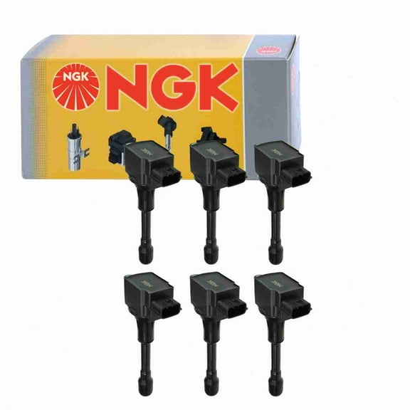 6 pc NGK 49024 Ignition Coils for 00090 1415180H 178-8369 178-8538 22448-1KT0A 22448-1KT1A 22448-2KT0A 22448-ED000 22448-JA00A 22448-JA00C 2505-308428 36-8085 673-4028 90 921-2107 E1049 E1208 E1239