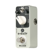 MOOER e-lady Analog Flanger Guitar Effect Pedal - Full Metal Shell, 2 Modes for Unique Sounds