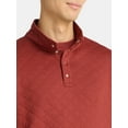 thumbnail image 4 of George Men's and Big Men's Quilted Snap Pullover Jacket, Sizes S-3XL, 4 of 6