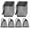 Black 10*15cm, variant on 10PCS Small Mesh Bags Drawstring Black Mesh Drawstring Bag Mini Nylon Net Bag with Drawstrings Small Travel Stuff Bags 6 x 4 inch