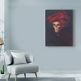thumbnail image 3 of Trademark Fine Art 'Skelly In The Red Turban' Canvas Art by Marie Marfia Fine Art, 3 of 3