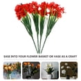 thumbnail image 2 of GOOHOCHY 1 Set 4PCS Simulados Violet Flowers Flor Arreglo Decoraciones Falsas Flores, 2 of 8