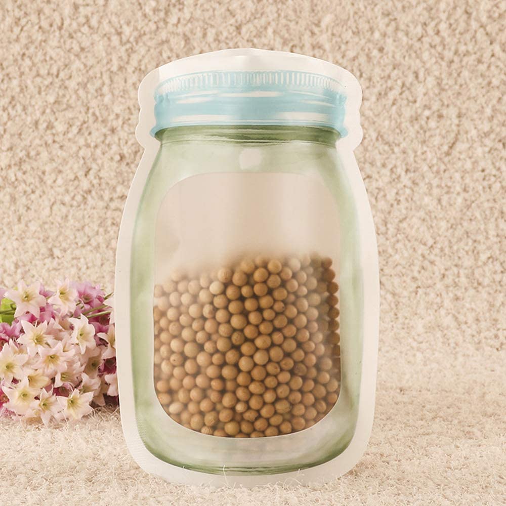 reusable bags that look like mason jars