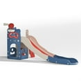 thumbnail image 6 of CIPACHO Kids Slide and Climber Playset for Age 2-8, 5 In 1 Freestanding Toddler Playground with Basketball Hoop, Telescope, Ball and Storage Space, Red, 6 of 7