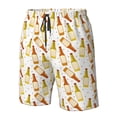 thumbnail image 4 of Balery Beer Bottles Traje de Baño Estilo Hawaiano para Hombre, Shorts de Secado Rápido con Bolsillos-Medium, 4 of 6