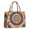 Colorful Tie Dye, variant on Large Capacity Tote Bag,Colorful Tie Dye Mandala Pattern Handbag Fashion Luxury Tote Bag,15.7"x13"x 5.1" Inches,Laptop Compatible