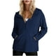 thumbnail image 2 of Tops para mujer,Sudadera con capucha y media cremallera para mujer, jersey de manga larga, sudadera informal de poliéster, sudadera con capucha extragrande para usar en casa, sopatenor, 2 of 8