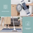 thumbnail image 6 of Blue and White Geometric Striped Pattern Kitchen Rugs Sets Of 3,Kitchen Runner Rugs Non Skid Washable,Decorative Kitchen Floor Mats for Kitchen,Sink,Laundry,17"x30"+ 17"x47" + 17"x59", 6 of 6