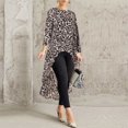 thumbnail image 1 of Ichuanyi liquidación mujeres manga larga camisa asimétrica tops alto bajo plus blusa ICHUANYI WER2023082210406, 1 of 8