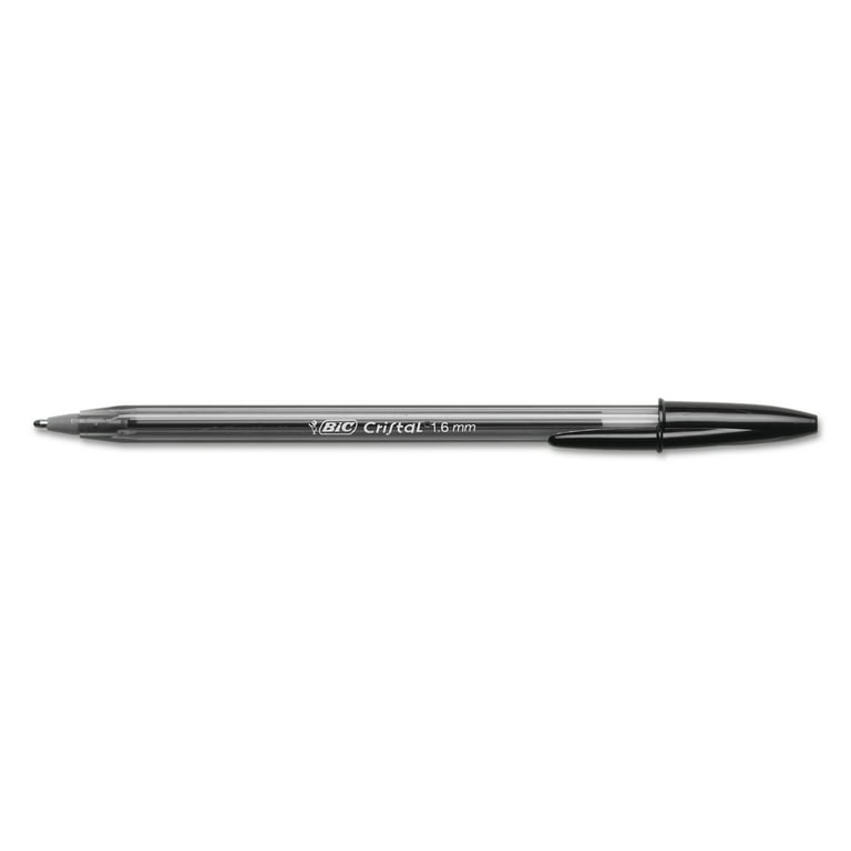 BIC Cristal Xtra Bold Ballpoint Pen, Bold Point (1.6mm), Black, 12