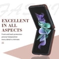 thumbnail image 4 of Allytech for Samsung Galaxy Z Flip 4 Ultra-Thin Folding Case, Premium PU Leather Anti-Drop Heavy Duty Full Body Protective Case for Samsung Z Flip 4 6.7" 5G 2022 Ladies Women Men, Coffee, 4 of 8