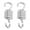 Silver, variant on CTIRCHIU Garden Swing Springs Galvanized Steel Low Noise Reduced Vibration 2Pack