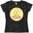 thumbnail image 3 of Inktastic He Is Risen for Easter Women's T-Shirt, 3 of 5
