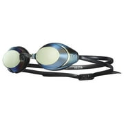 TYR Vecta Racing Mirrored Black Swimming Sport Goggles In Gold/Black