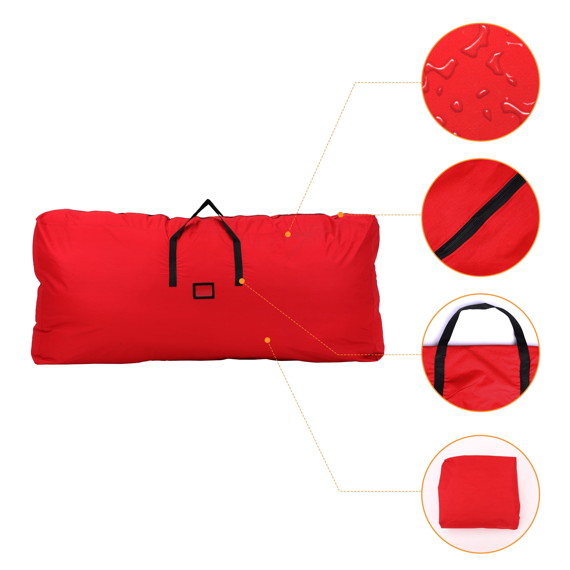 Unique Bargains 1 Pack Clothes Storage Bags Moving Bags Red 65*15*30in
