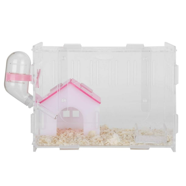 Hamster Transparent House With Feeding Basin Acrylic Small Pet