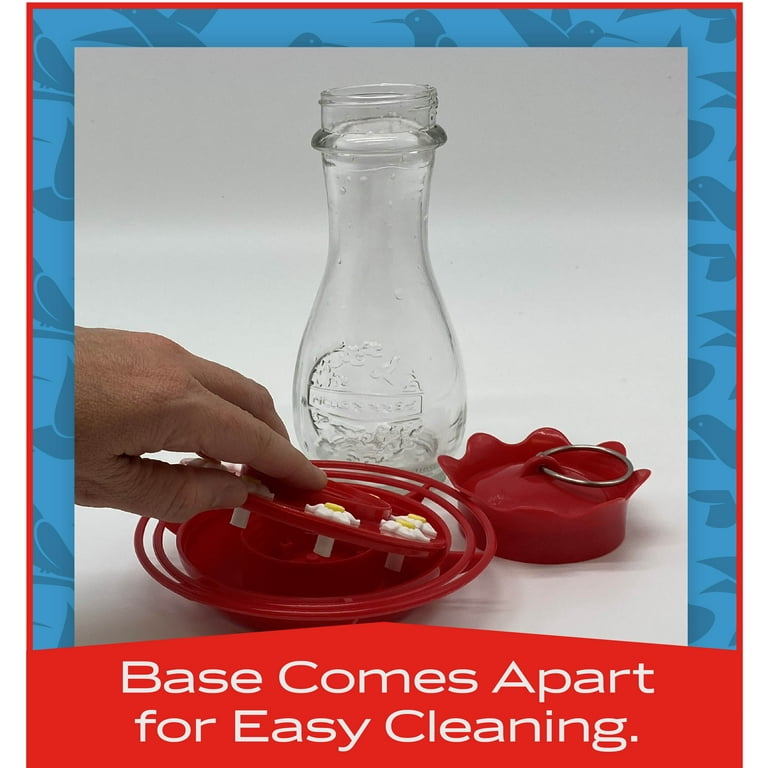 Pennington Decorative 28 Oz Glass Hummingbird Feeder Shelly Lighting