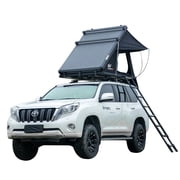 Naturnest Vehicle Roof Top Tent w/ Ladder and Mattress Hard Shell for SUV Jeep Truck Camping