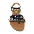 thumbnail image 2 of Victoria K Women's Printed Floral Ruffels Sandals, 2 of 5
