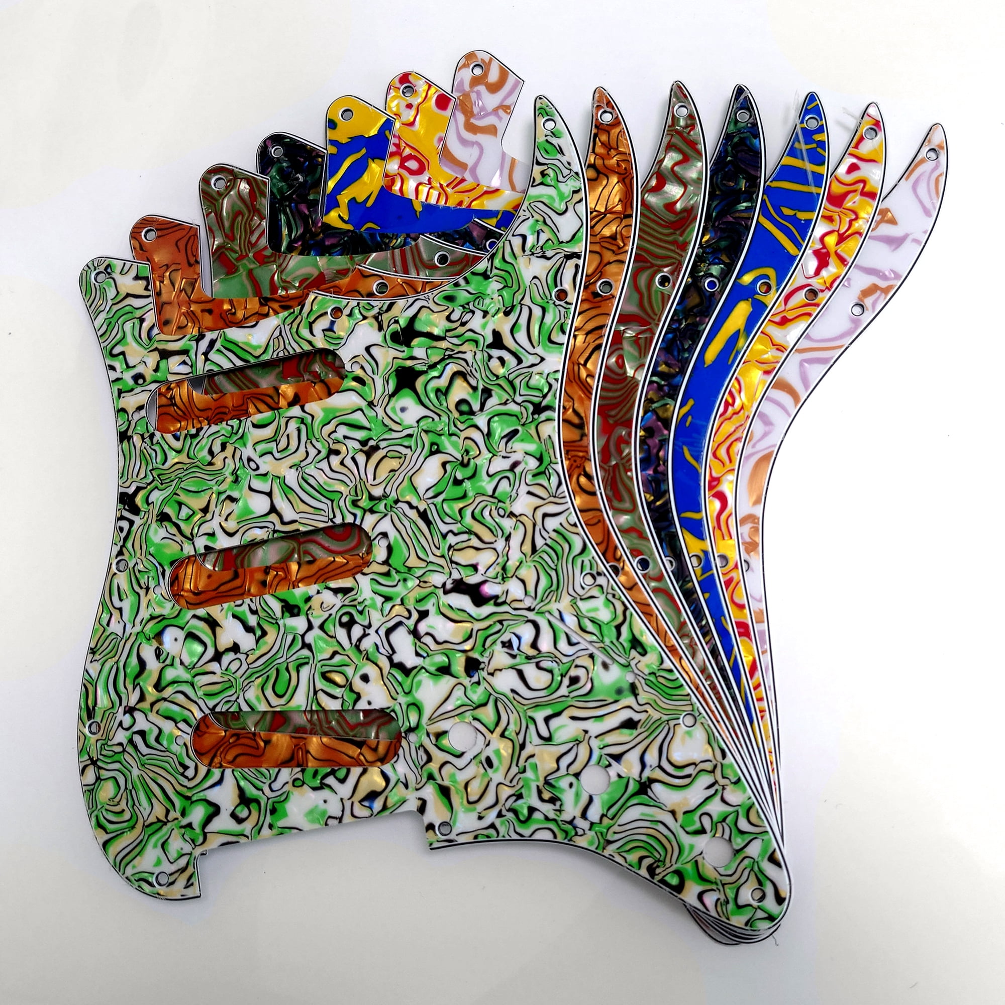 Custom Electric Guitar Pickguard For FD US 11 Screw Hole SSS Scratch Plate Electric guitars Replacement parts 7 colours availab