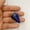 Lapis, variant on HOOUN New Hexagonal Cone Flexible Pendulum Semi Stone Pendant Necklace Jewelry DIY -Gold Sand