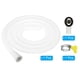 thumbnail image 3 of Kit de Manguera de Drenaje de Aire Acondicionado Uxcell de 5 pies, Conector de Drenaje Universal con Abrazadera, Blanco, 3 of 6