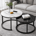 thumbnail image 2 of Mesa de Centro Blanco y Negro Scandi Home, 2 of 3