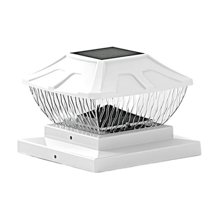 

Solar Post Lights Outdoor Fence Cap Light for Posts Patio Garden Decoration White Lighting Black，Lighting Solar Outdoor Post Cap Lights Light for Fence